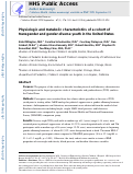 Cover page: Physiological and Metabolic Characteristics of a Cohort of Transgender and Gender-Diverse Youth in the United States