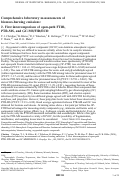 Cover page: Comprehensive laboratory measurements of biomass‐burning emissions: 2. First intercomparison of open‐path FTIR, PTR‐MS, and GC‐MS/FID/ECD