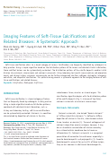 Cover page: Imaging Features of Soft-Tissue Calcifications and Related Diseases: A Systematic Approach.