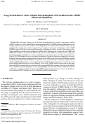 Cover page: Long-Term Behavior of the Atlantic Interhemispheric SST Gradient in the CMIP5 Historical Simulations