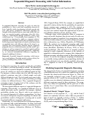 Cover page: Sequential Diagnostic Reasoning with Verbal Information