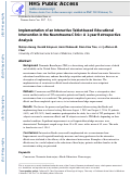 Cover page: Implementation of an Interactive Tablet-based Educational Intervention in the Neurotrauma Clinic: A 1-year Retrospective Analysis.