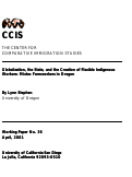 Cover page: Globalization, the State, and the Creation of Flexible Indigenous Workers: Mixtec Farmworkers in Oregon