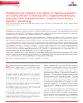 Cover page: Development and Validation of an Agency for Healthcare Research and Quality Indicator for Mortality After Congenital Heart Surgery Harmonized With Risk Adjustment for Congenital Heart Surgery (RACHS‐1) Methodology