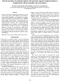 Cover page: Neural correlates of social perception: The posterior superior temporal sulcus is modulated by action rationality, but not animacy