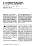 Cover page: An in vivo structure-function study of armadillo, the beta-catenin homologue, reveals both separate and overlapping regions of the protein required for cell adhesion and for wingless signaling.