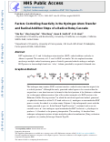 Cover page: Factors Controlling Reactivity in the Hydrogen Atom Transfer and Radical Addition Steps of a Radical Relay Cascade