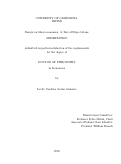 Cover page: Essays on Macroeconomics: A Tale of Expectations