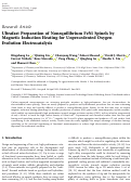 Cover page: Ultrafast Preparation of Nonequilibrium FeNi Spinels by Magnetic Induction Heating for Unprecedented Oxygen Evolution Electrocatalysis.