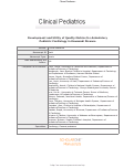 Cover page: Development and Utility of Quality Metrics for Ambulatory Pediatric Cardiology in Kawasaki Disease