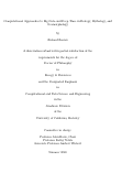 Cover page: Computational Approaches to Big Data and Deep Time in Ecology, Hydrology, and Geomorphology