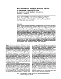 Cover page: Role of transferrin, transferrin receptors, and iron in macrophage listericidal activity.