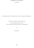 Cover page: Sparse Representation of Wannier Functions from $L_1$ Regularized Optimization