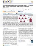 Cover page: Postsynthetic Modification of the Nonanuclear Node in a Zirconium Metal–Organic Framework for Photocatalytic Oxidation of Hydrocarbons