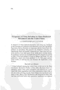 Cover page: Frequency of Virus Infection in Citrus Budwood Introduced into the United States