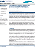 Cover page: Preferential remineralization of dissolved organic phosphorus and non‐Redfield DOM dynamics in the global ocean: Impacts on marine productivity, nitrogen fixation, and carbon export