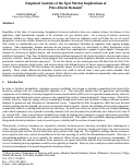 Cover page: Empirical analysis of the spot market implications of price-elastic demand