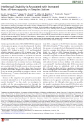 Cover page: Intellectual Disability Is Associated with Increased Runs of Homozygosity in Simplex Autism