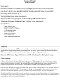 Cover page: Immediate resolution of severe bullous chronic regional pain syndrome with onset of spinal paralysis