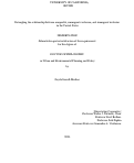 Cover page: Detangling the relationship between nonprofits, immigrant exclusion, and immigrant inclusion in the United States