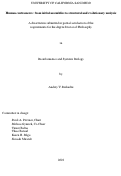 Cover page: Human centromeres: from initial assemblies to structural and evolutionary analysis