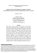 Cover page: The Passage of State Fair Employment Legislation, 1945-1964:  An Event-History Analysis with Time-Varying and Time-Constant Covariates