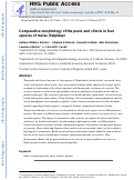 Cover page: Comparative Morphology of the Penis and Clitoris in Four Species of Moles (Talpidae).