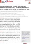 Cover page: Vitamin A Metabolism by Dendritic Cells Triggers an Antimicrobial Response against Mycobacterium tuberculosis