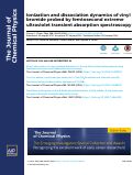 Cover page: Ionization and dissociation dynamics of vinyl bromide probed by femtosecond extreme ultraviolet transient absorption spectroscopy.