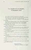 Cover page: La canción de un mojado, el limpiador José