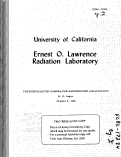 Cover page: THE SCINTILLATION CAMERA FOR RADIOISOTOPE LOCALIZATION