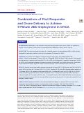 Cover page: Combinations of First Responder and&nbsp;Drone Delivery to Achieve 5-Minute AED Deployment in OHCA.