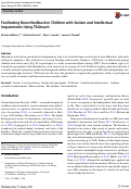 Cover page: Facilitating Neurofeedback in Children with Autism and Intellectual Impairments Using TAGteach