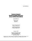 Cover page: Precursors of Demand for Alternative-Fuel Vehicles: Results from a Survey of 2,000 Fleet Sites in California