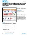 Cover page: Dual targeting of lymphocyte homing and retention through α4β7 and αEβ7 inhibition in inflammatory bowel disease