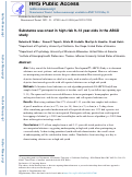 Cover page: Substance use onset in high-risk 9–13&nbsp;year-olds in the ABCD study