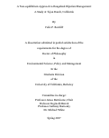 Cover page: A Non-equilibrium Approach to Rangeland Riparian Management: A Study at Tejon Ranch, California