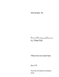 Cover page: Cost of Living and Income by Urban Size