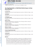 Cover page: Two-Step Registration on Multi-Modal Retinal Images via Deep Neural Networks