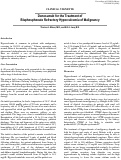 Cover page: Denosumab for the Treatment of Bisphosphonate Refractory Hypercalcemia of Malignancy