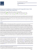 Cover page: Barriers and Facilitators to Adolescent and Young Adult Cancer Trial Enrollment: NCORP Site Perspectives