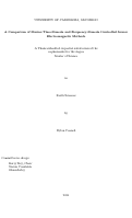 Cover page: A comparison of marine time-domain and frequency-domain controlled source electromagnetic methods