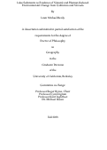 Cover page: Lake Sediments as Evidence of Natural and Human-Induced Environmental Change from California and Nevada