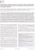 Cover page: Transcriptomic Analysis of Yersinia enterocolitica Biovar 1B Infecting Murine Macrophages Reveals New Mechanisms of Extracellular and Intracellular Survival