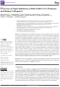 Cover page: Discovery of Triple Inhibitors of Both SARS-CoV-2 Proteases and Human Cathepsin L