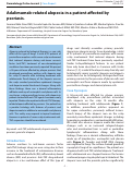 Cover page: Adalimumab-related alopecia in a patient affected by psoriasis