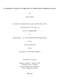 Cover page: Probabilistic Methods and Big-Data for Risk-Robust Building Systems