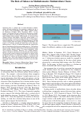 Cover page: The Role of Salience in Multialternative Multiattribute Choice