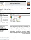 Cover page: Retrospective source attribution for source-oriented sampling