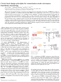 Cover page: Circuit-level design principles for transmission-mode microwave impedance microscopy